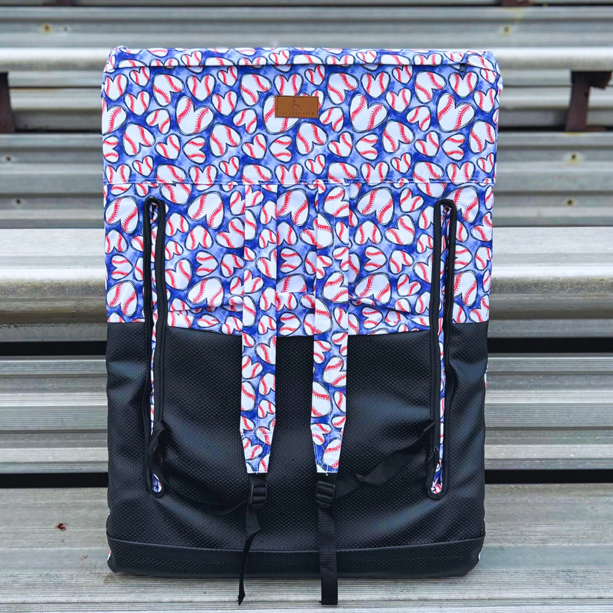 Baseball Hearts 23" Stadium Seat with Armrests - Image 10