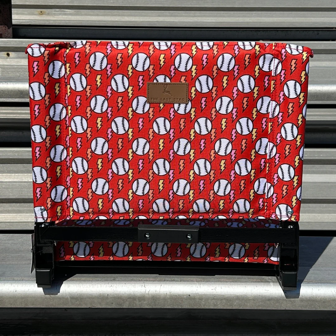 Baseball Lightning Folding Stadium Seat - Image 3