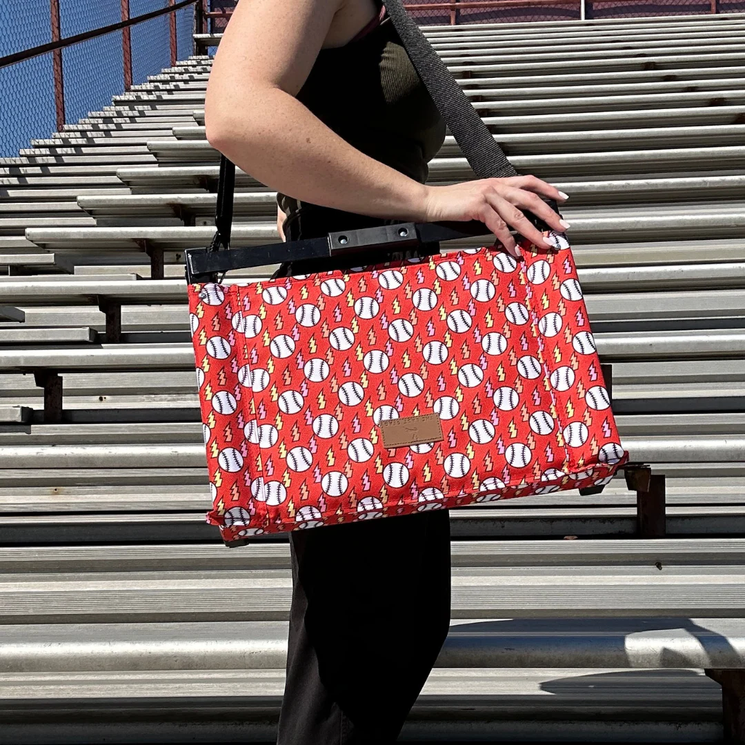 Baseball Lightning Folding Stadium Seat - Image 4