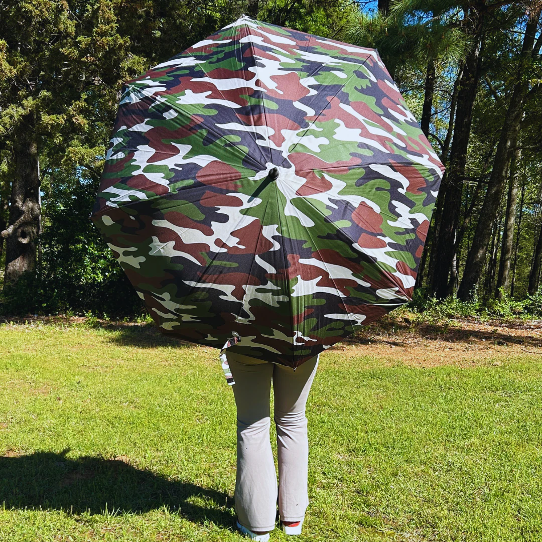 Camo - UPF 50+ Large Golf Umbrella - Image 3