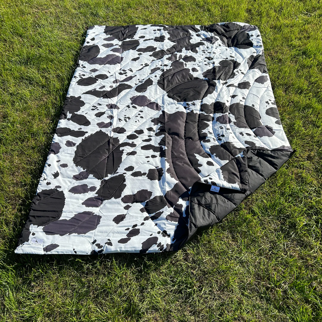 Cow Print - Indoor/Outdoor Puffy Blanket - Image 4