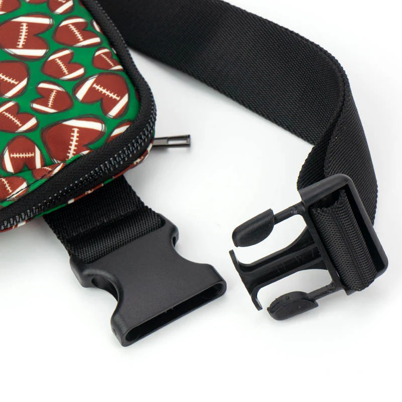 Football Hearts Easy Carry Belt Bag - Image 3