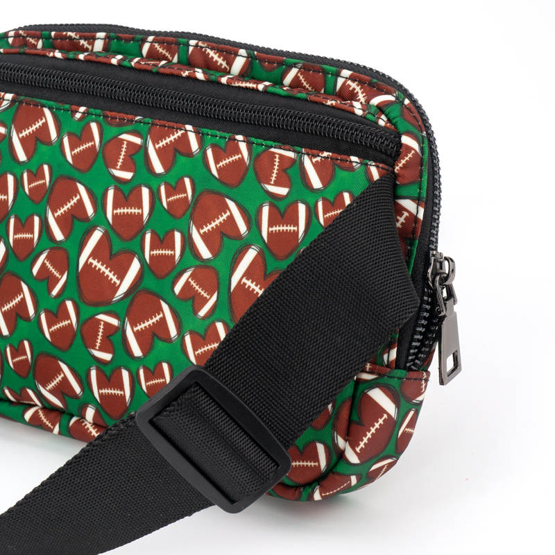 Football Hearts Easy Carry Belt Bag - Image 6