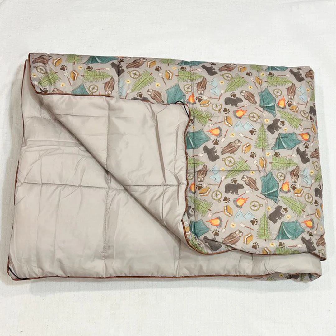 Gone Campin' - Indoor/Outdoor Puffy Blanket - Final Sale - Image 3