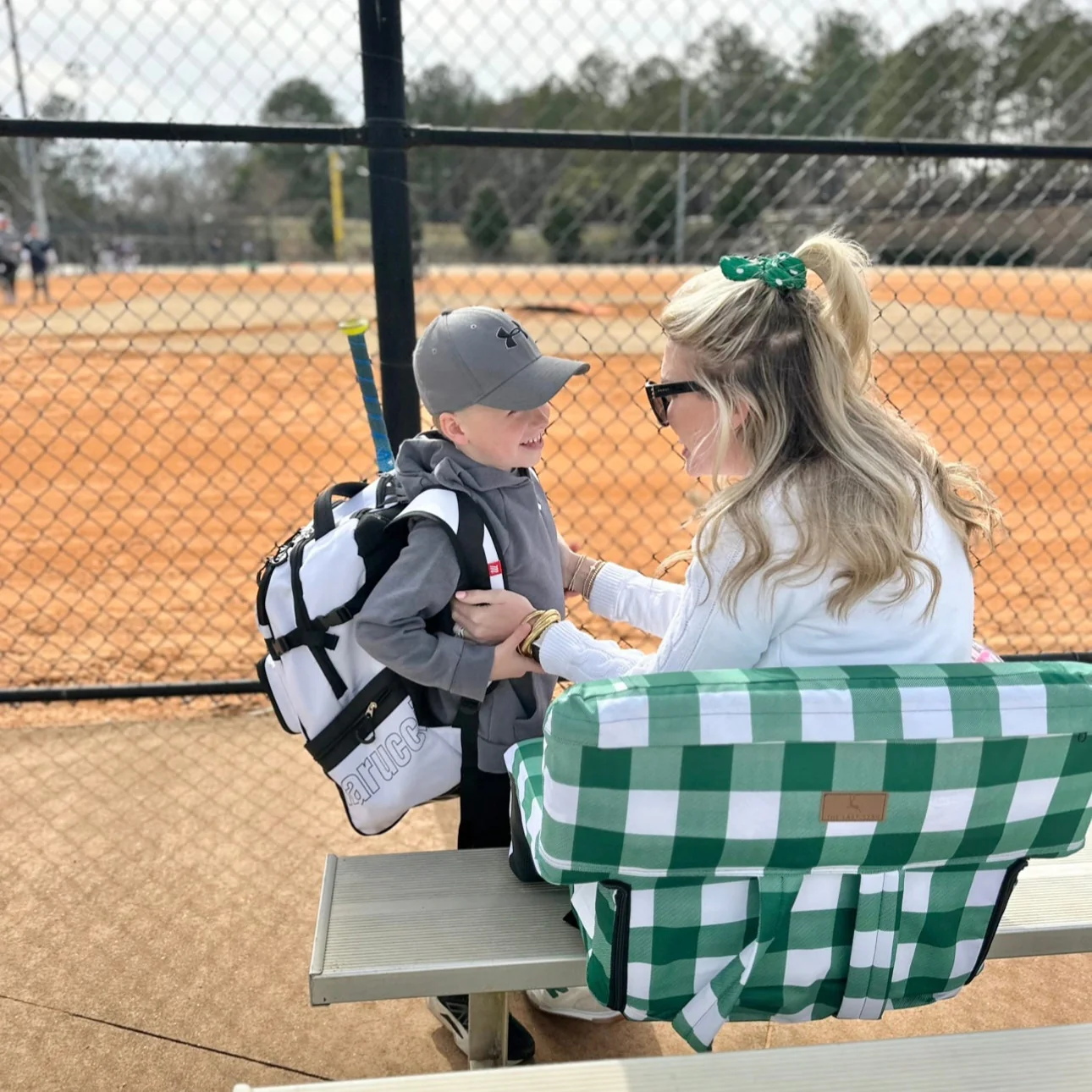 Green Buffalo 23" Stadium Seat with Armrests - Image 5