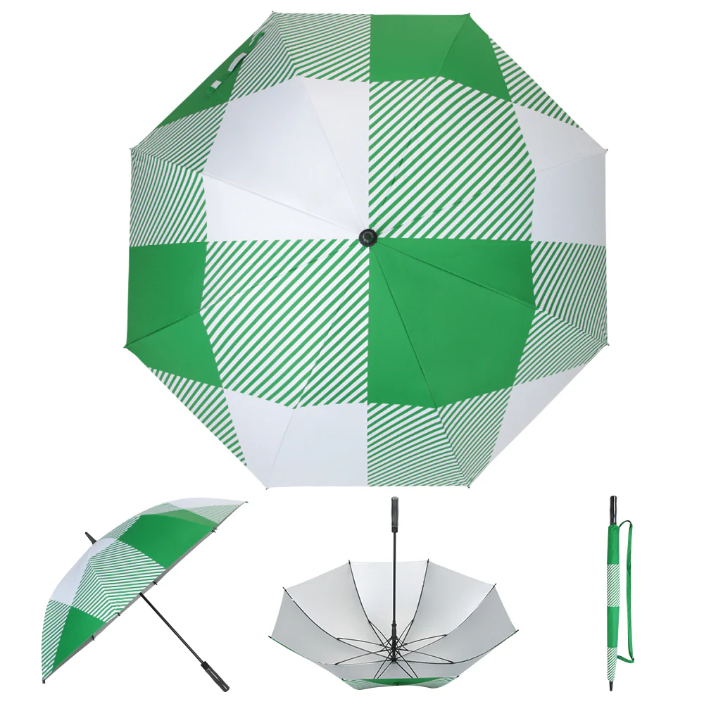 Green Buffalo - UPF 50+ Large Golf Umbrella - Image 7
