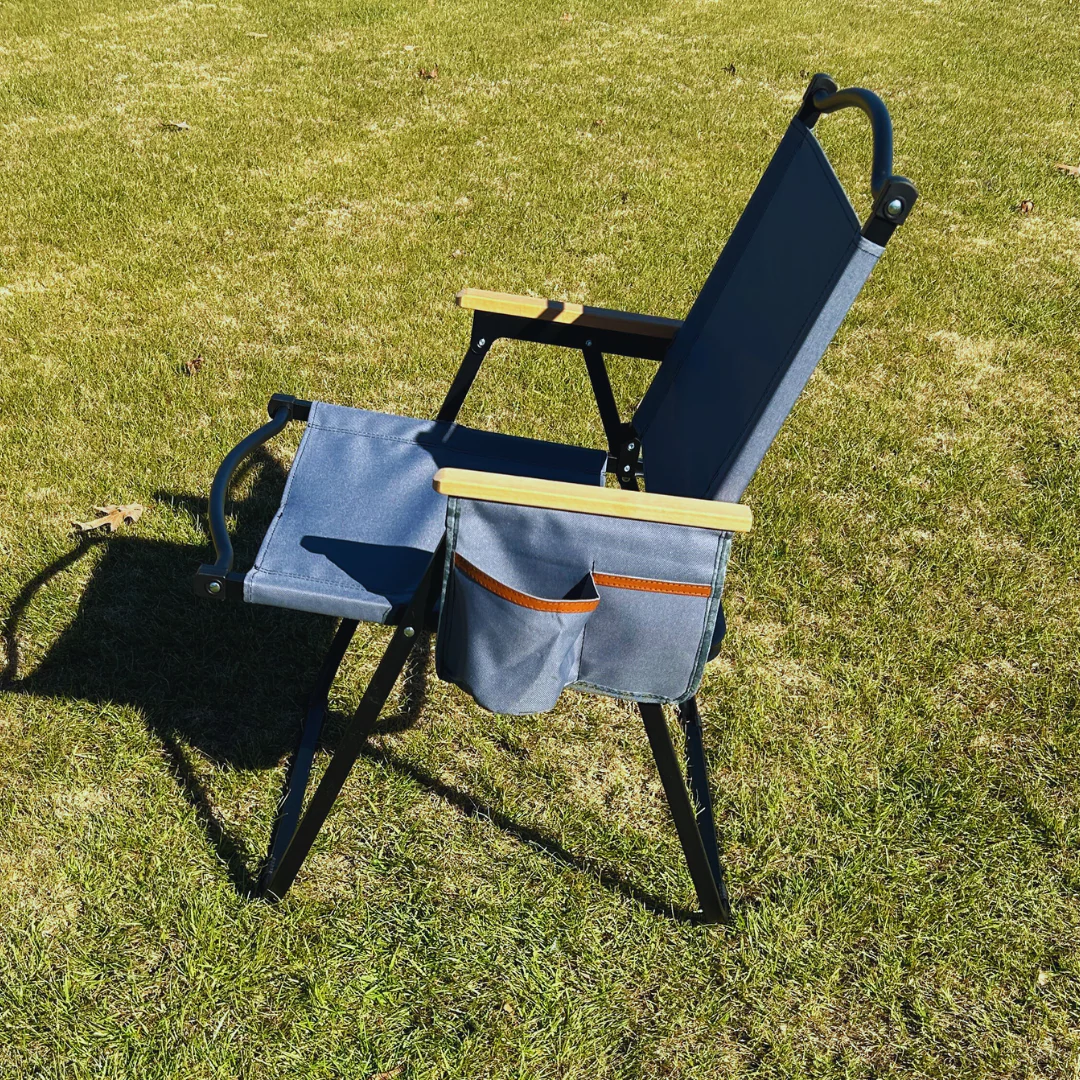 Grey Folding Lawn Chair - Final Sale - Image 3