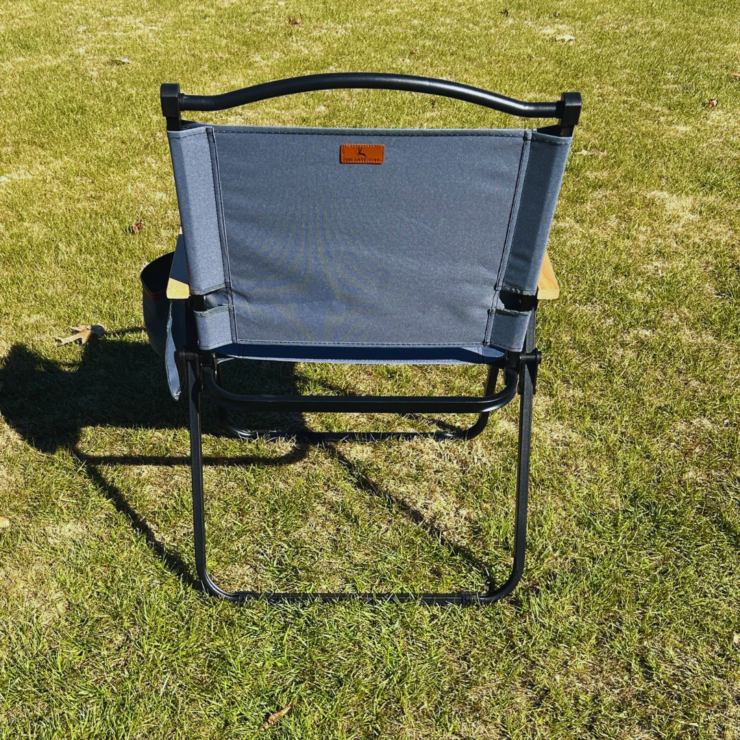 Grey Folding Lawn Chair - Final Sale - Image 4