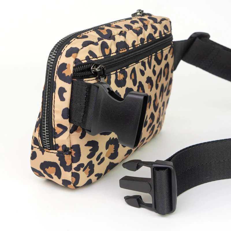 Leopard Print Easy Carry Belt Bag - Image 3