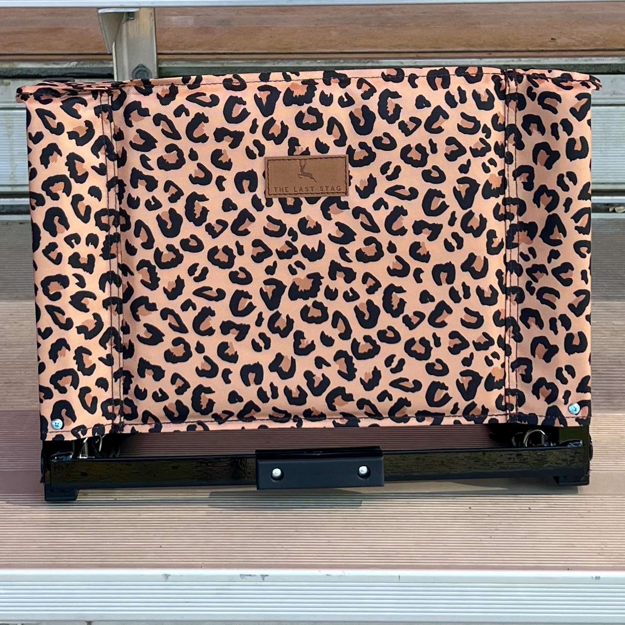 Leopard Print Folding Stadium Seat - Image 3