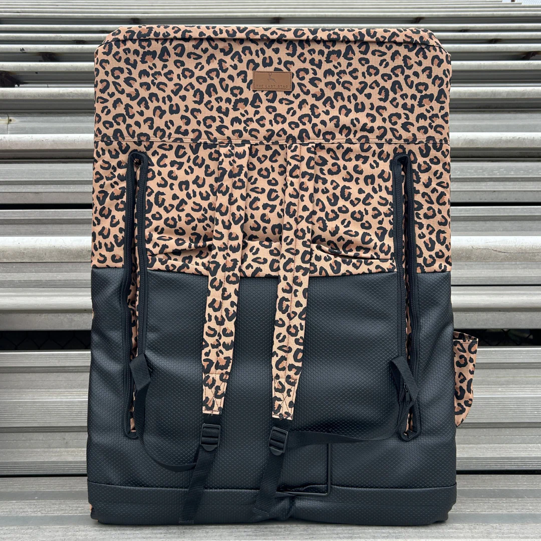 Leopard Print 23" Stadium Seat with Armrests - Image 5