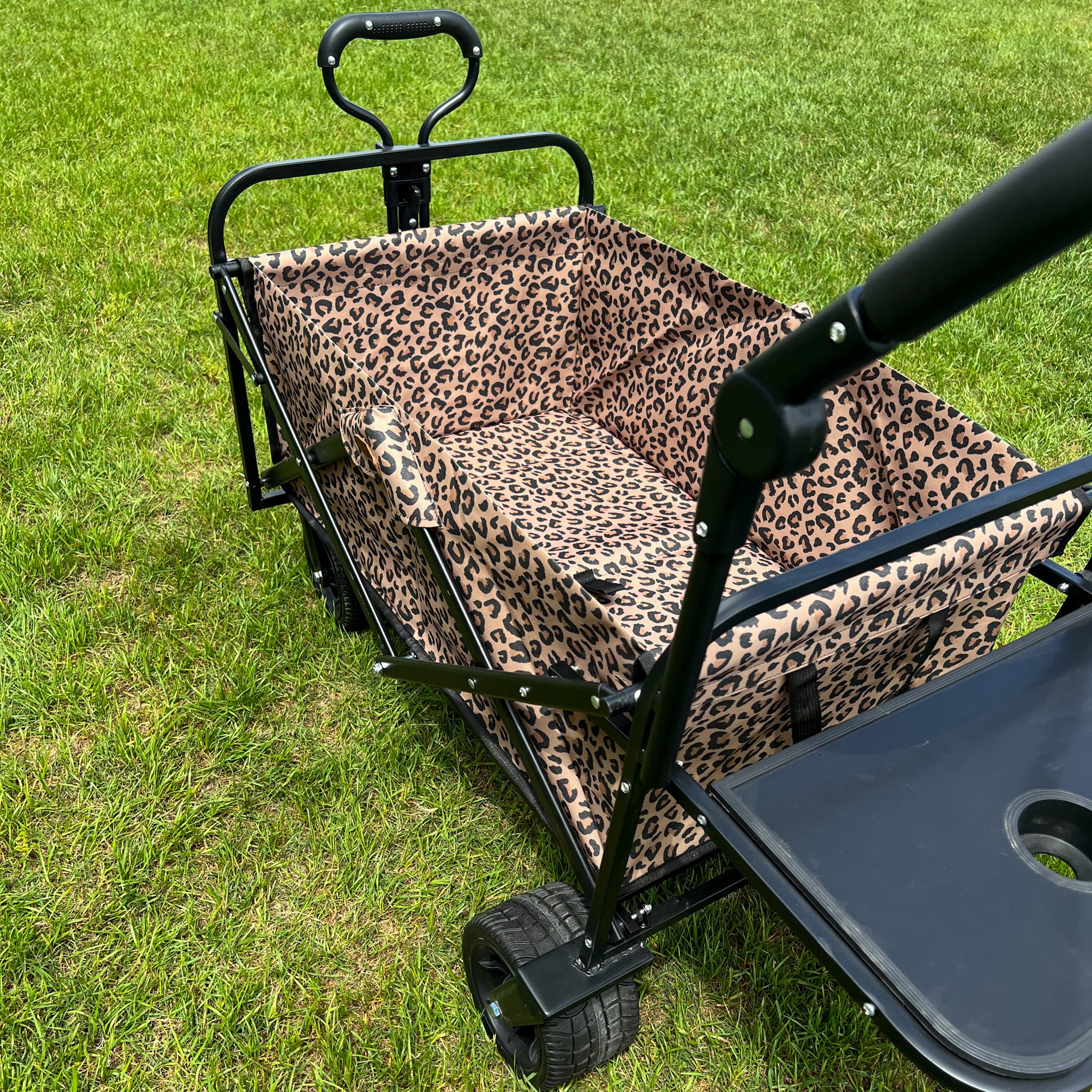 Leopard Print Stroller Wagon - Image 4