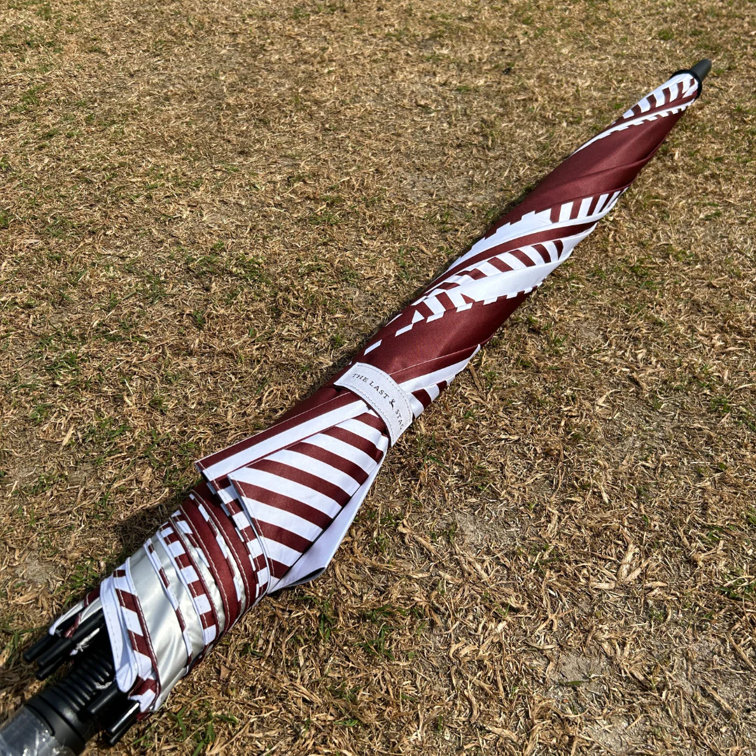 Maroon Buffalo - UPF 50+ Large Golf Umbrella - Image 5