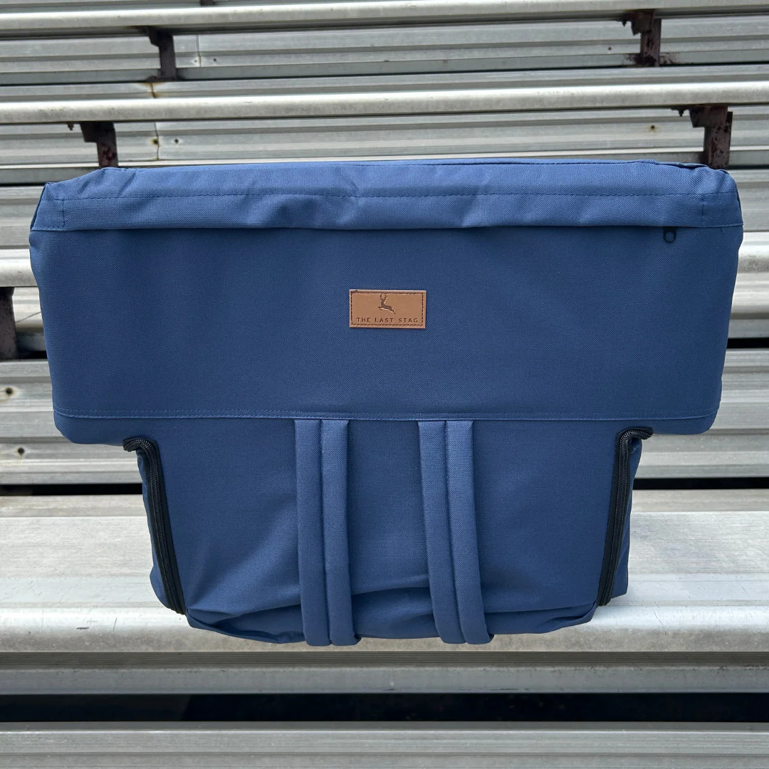 Navy Stadium Seat with Armrests - Image 3