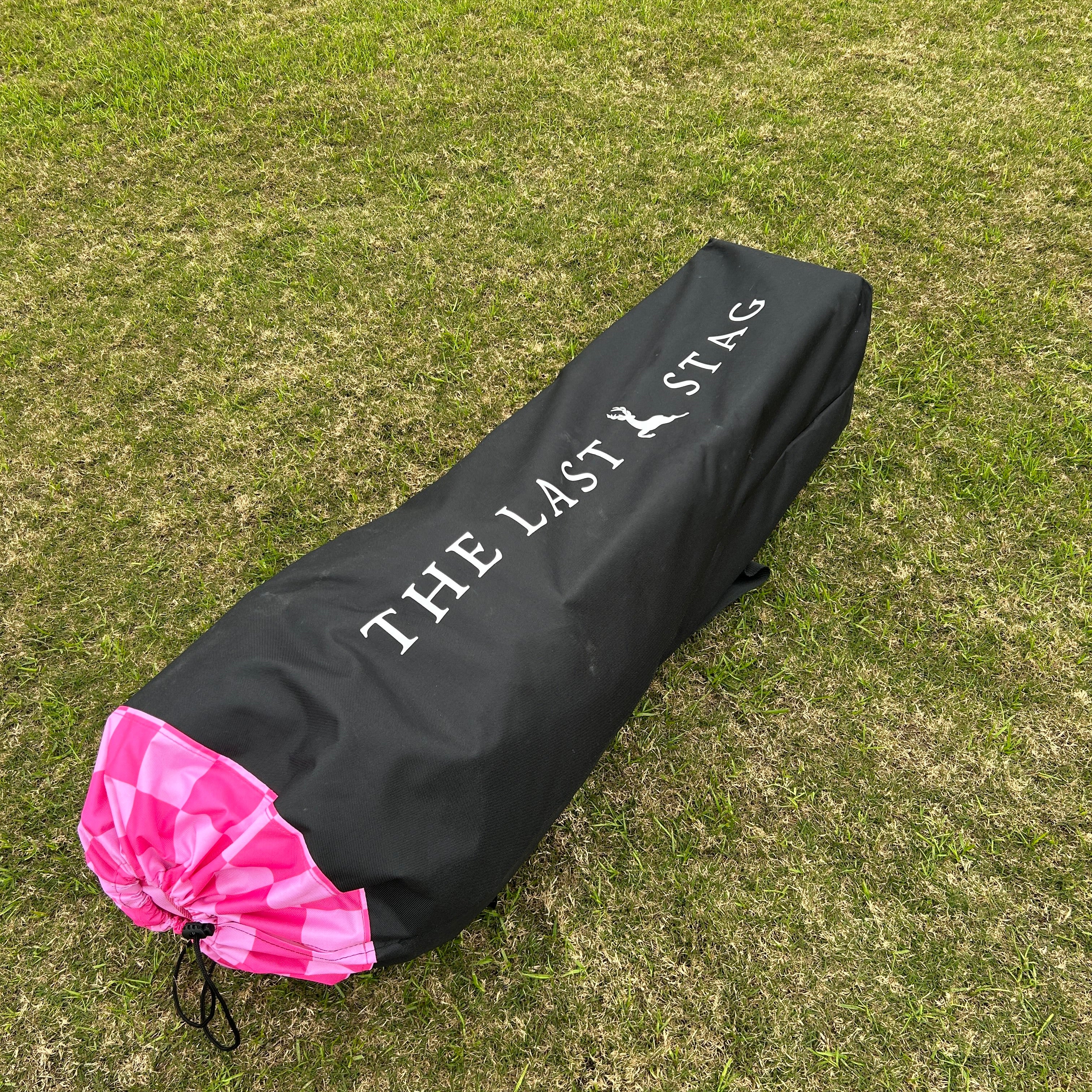 Pink Checkerboard - Heated Sideline Chair - Image 5