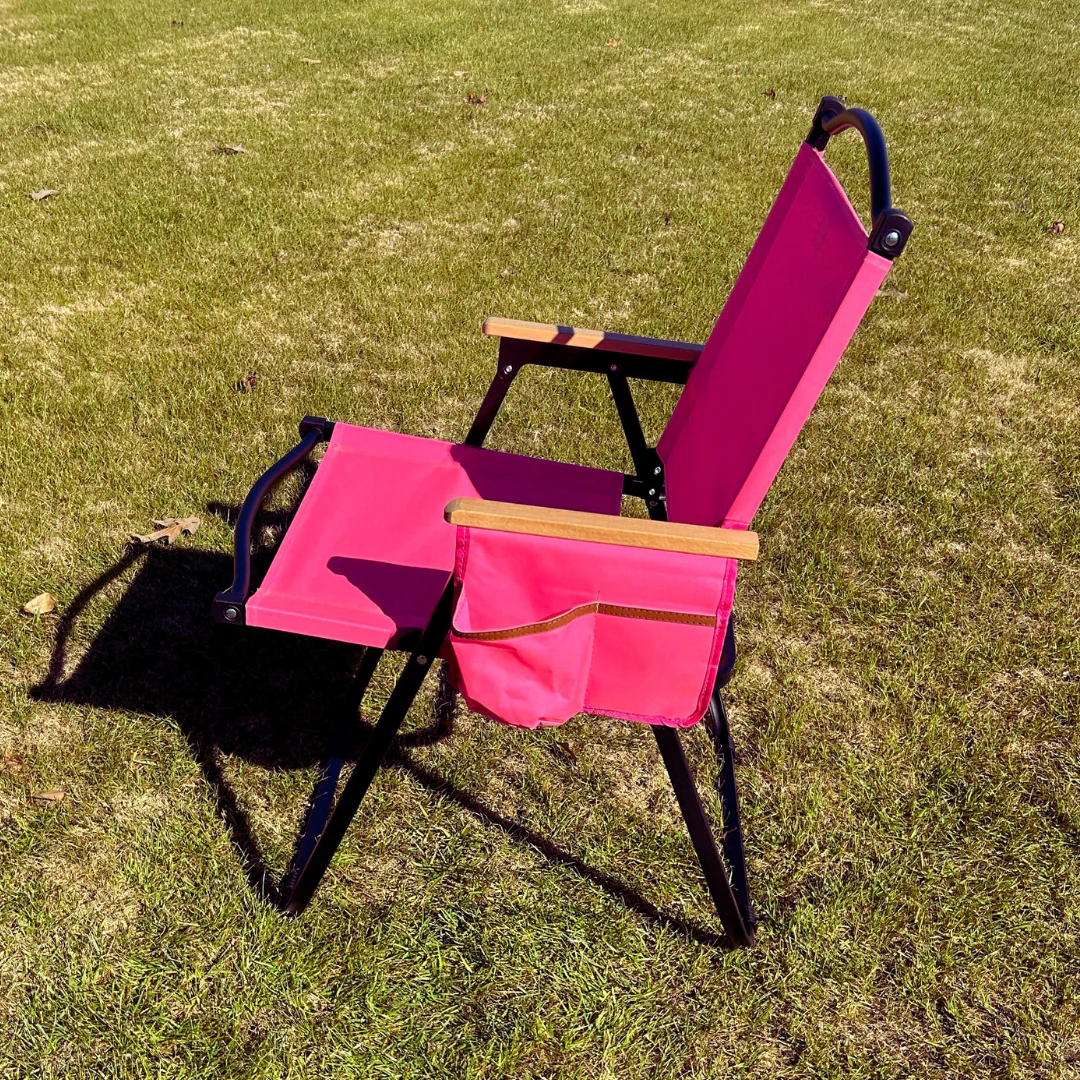 Pink Folding Lawn Chair - Image 3