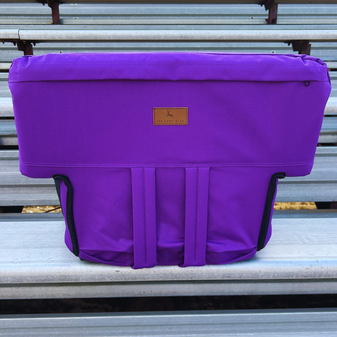 Purple 23" Stadium Seat with Armrests - Image 3