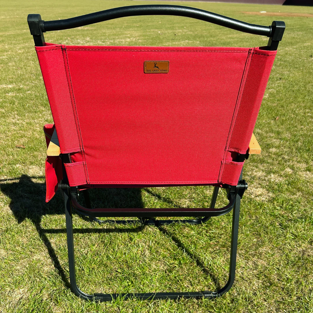 Red Folding Lawn Chair - Image 3