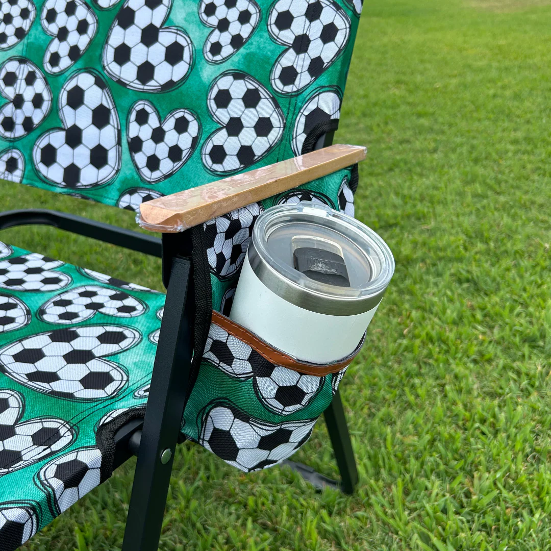 Soccer Hearts Folding Lawn Chair - Image 5