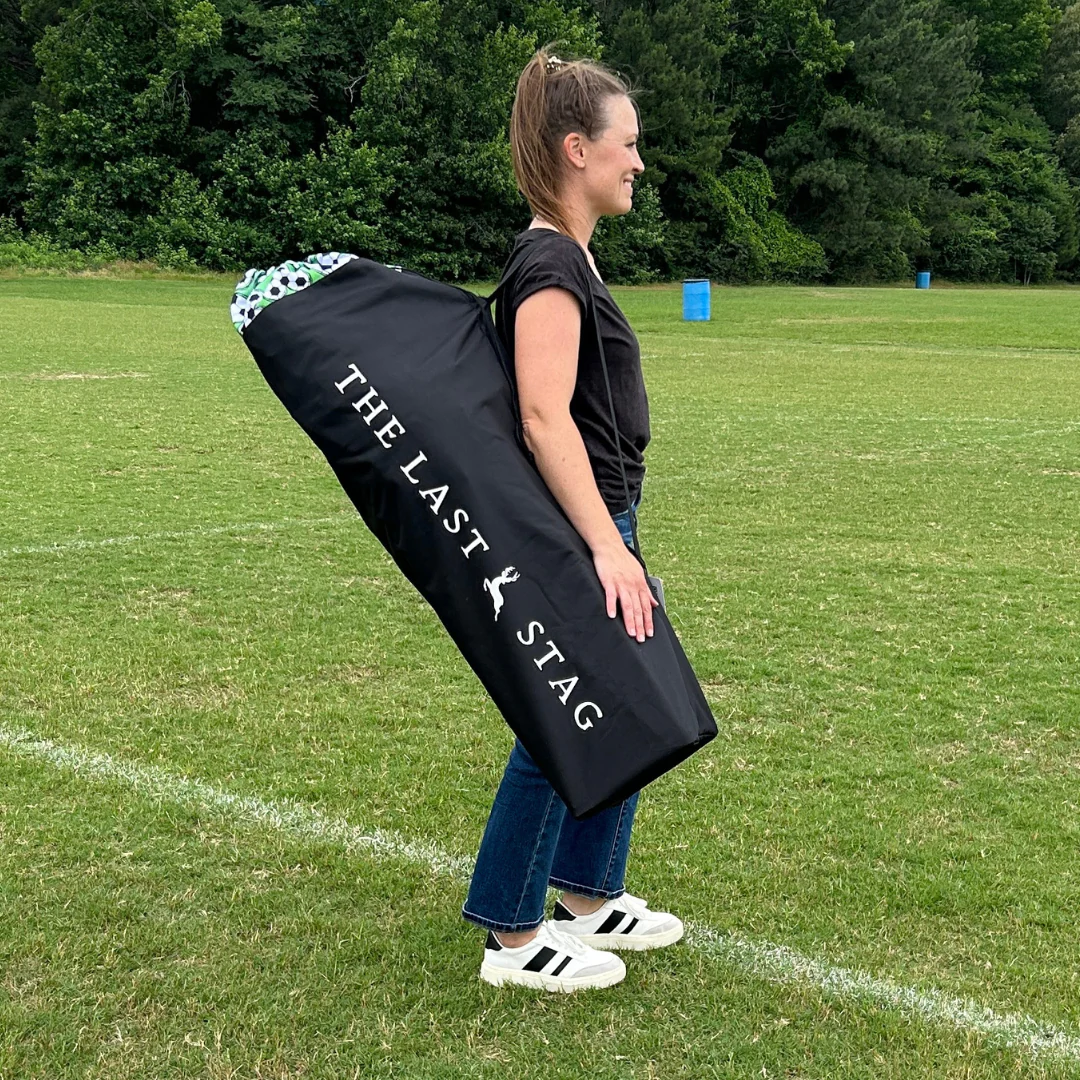Soccer Hearts - Green - Heated Camping Chair - Image 8