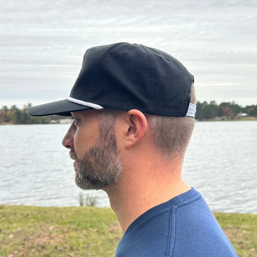 The Last Stag Golf Hat - Black/White - Image 4