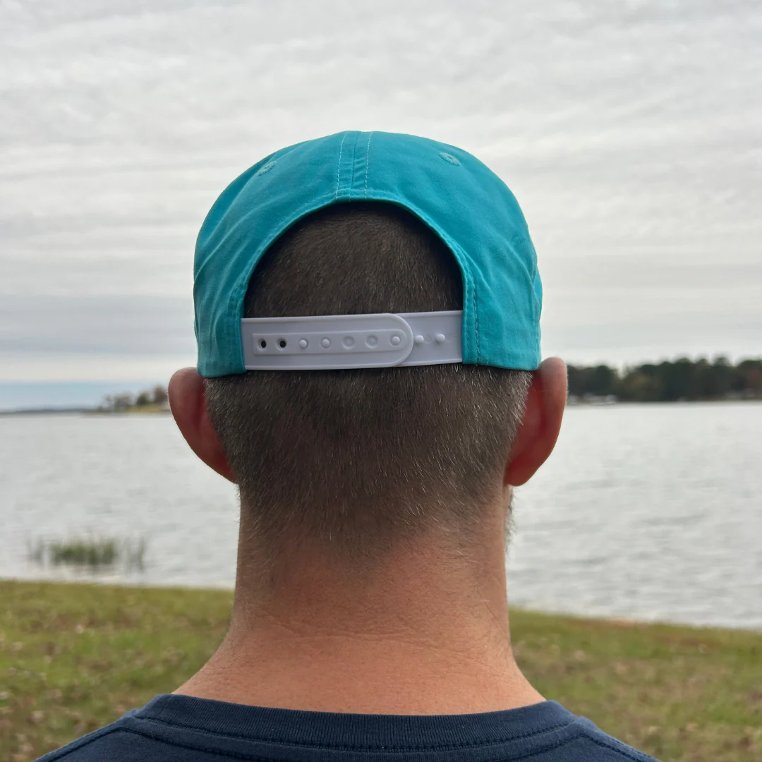 The Last Stag Golf Hat - Turquoise/White - Image 3