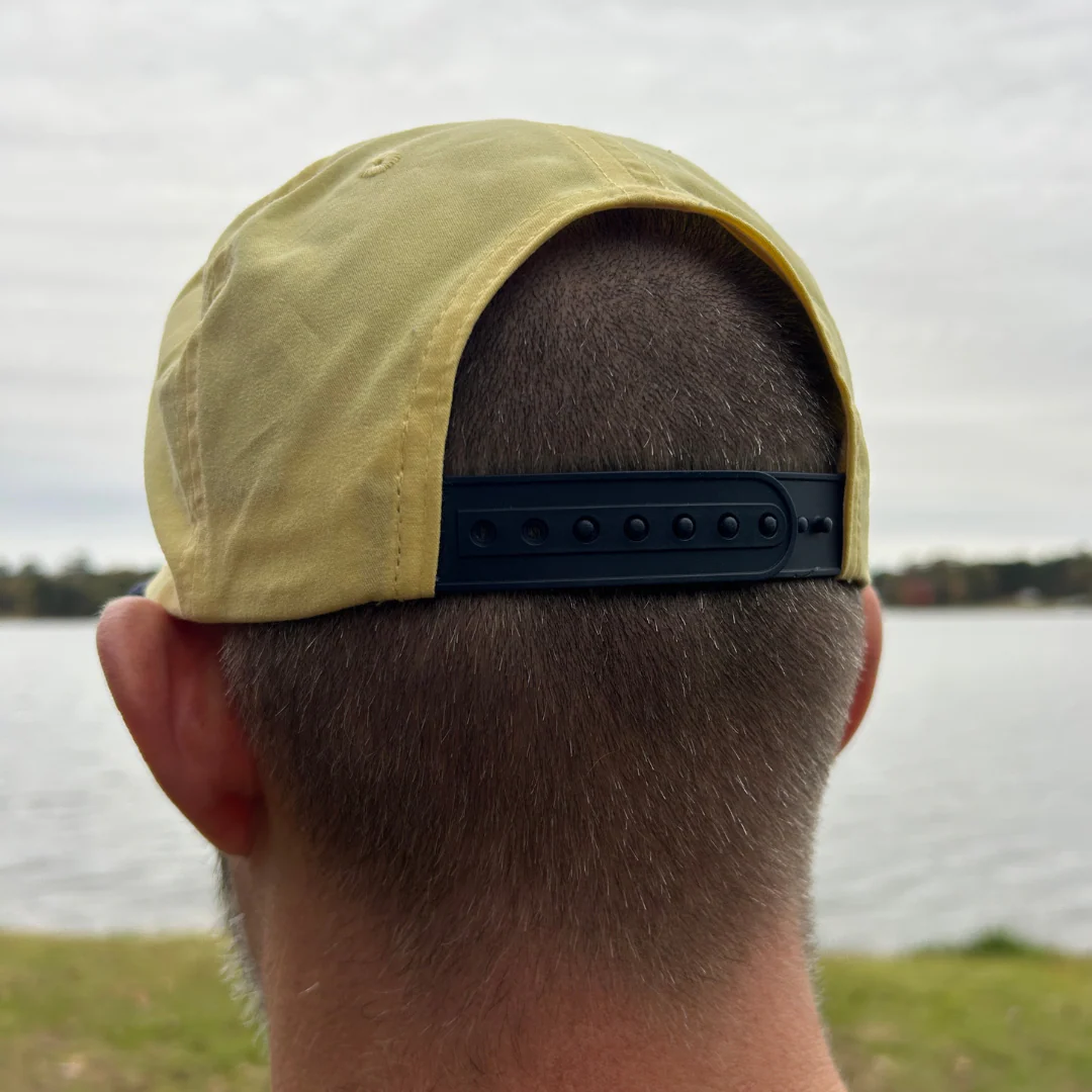 The Last Stag Golf Hat - Yellow/Navy - Image 3