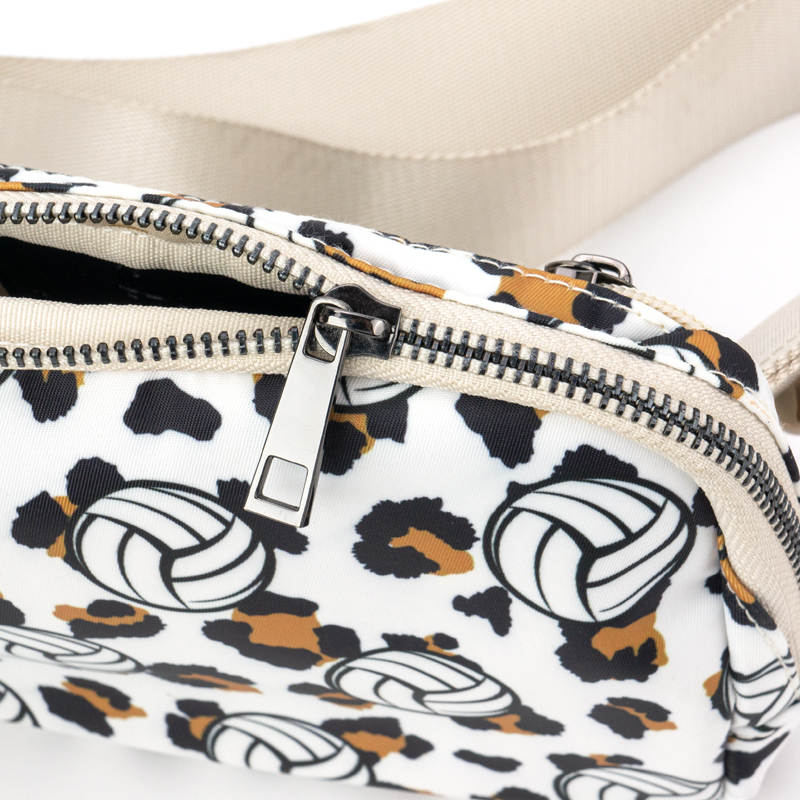 Volleyball & Leopard Print Easy Carry Belt Bag - Image 6