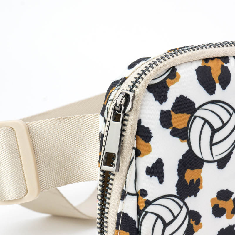 Volleyball & Leopard Print Easy Carry Belt Bag - Image 7