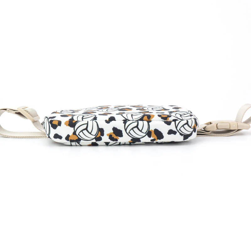 Volleyball & Leopard Print Easy Carry Belt Bag - Image 8